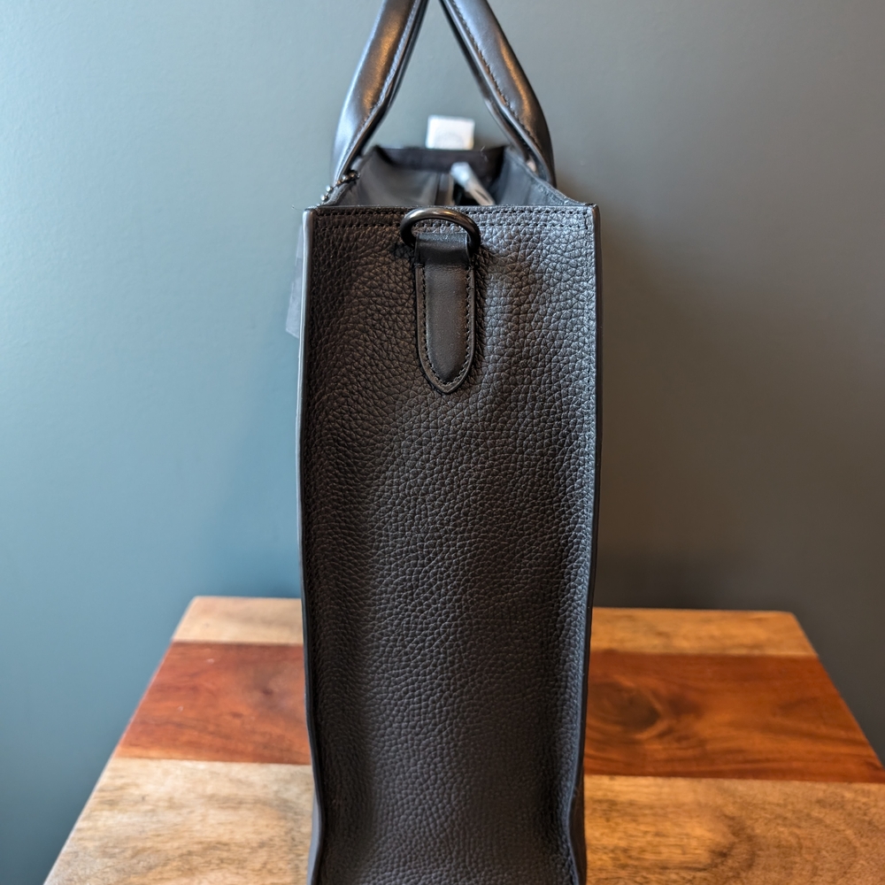 Coach Gotham Tall Tote - Black - Picture 4 of 16